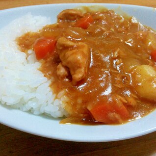 子供もだいすきなシーチキンカレー(＾＾)